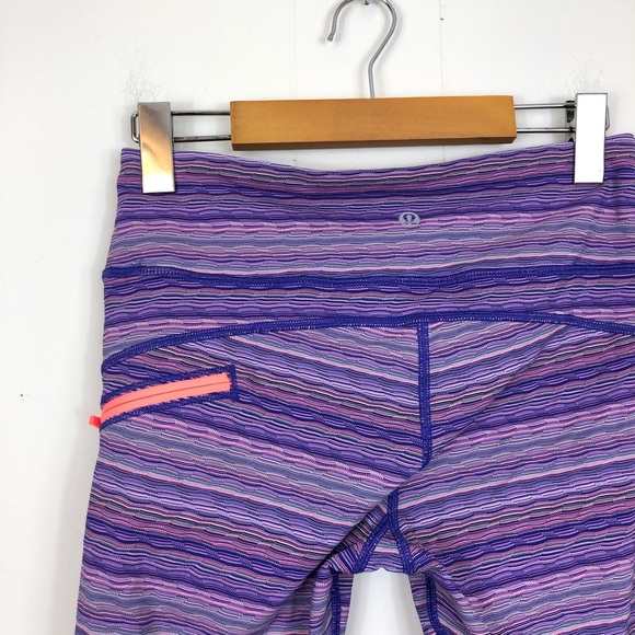 Lululemon Run Top Speed Crop Space Dye Sz 6 - Picture 7 of 9